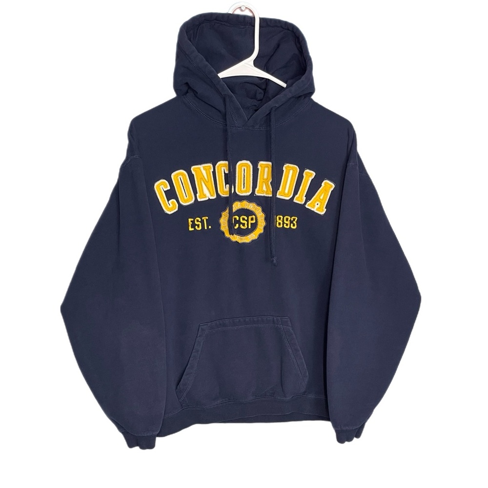Vintage J America Sportswear Concordia Hoodie Sweatshirt Men’s Size Medium *Read